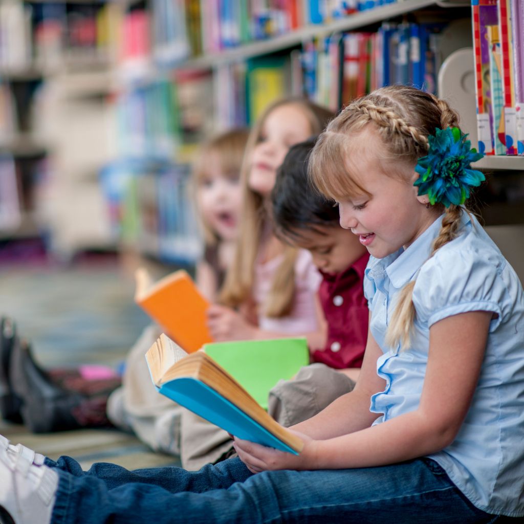 Children reading